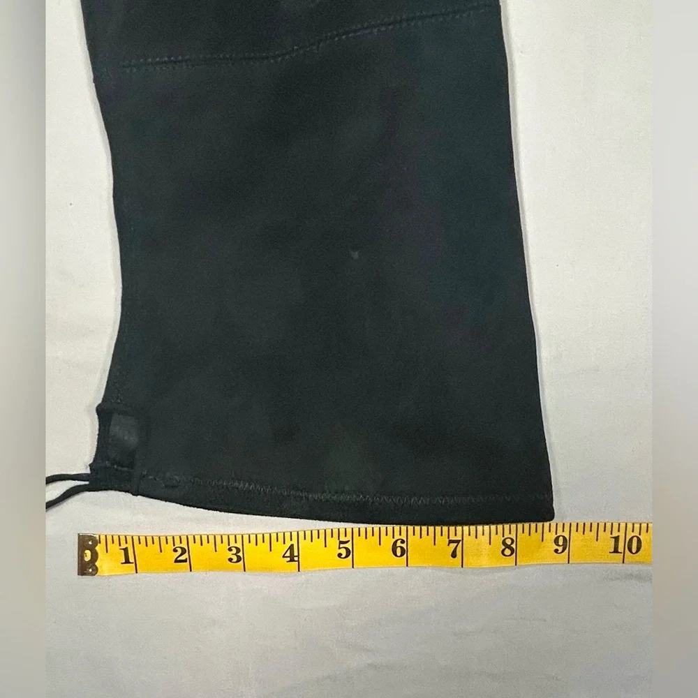 Marc Fisher Over The Knee Boots Faux Suede Black Womens 9.5 Low Heel Round Toe